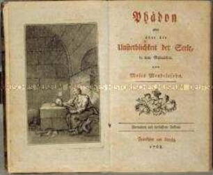 Phaedon oder über die Unsterblichkeit der Seele von Moses Mendelssohn