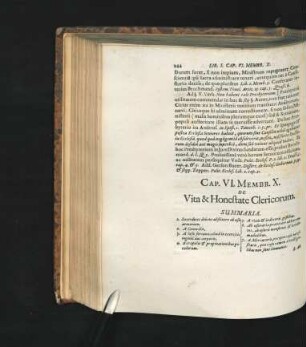Membr. X. De Vita & Honestate Clericorum.