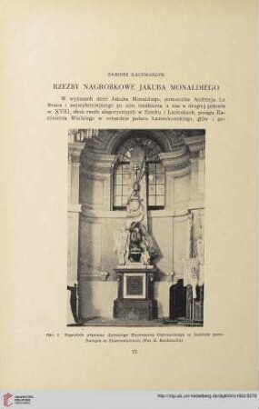 14: Rzeźby nagrobkowe Jakuba Monaldiego