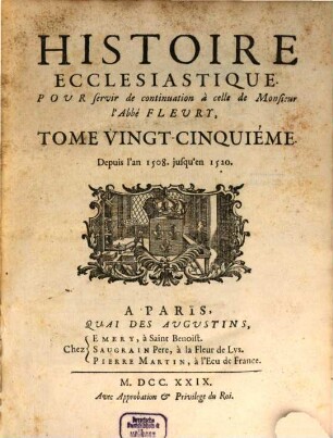 Histoire Ecclesiastique, 25. Depuis l'an 1508. jusqu'en 1520