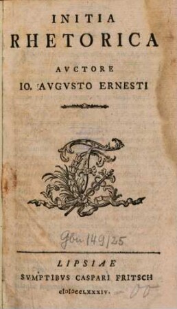Initia Rhetorica