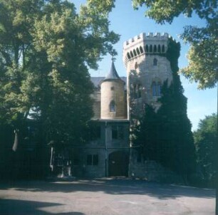 Meiningen. Schloß Landsberg. Ansicht von Süden