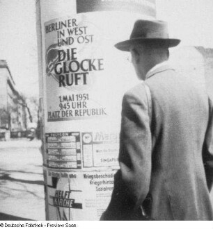 Berlin, Plakat für die Maifeier
