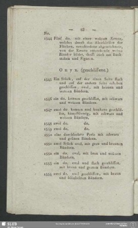 Onyx. (geschliffene)