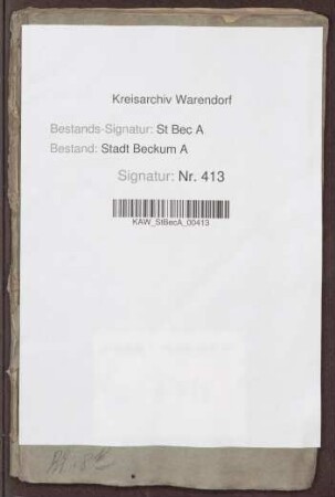 Städtische Einzelrechnungen