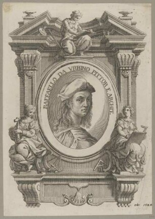 Bildnis des Raffaello da Vrbino