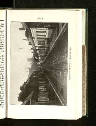Tafel II. Ausgebrannter Schloßturm und Straße von Guise.