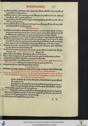 Liber XXXI. Ex libris posteriorum analiticorum.