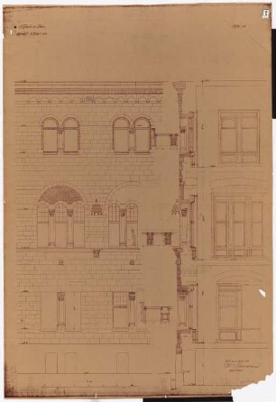 Königliches Residenzschloss Posen, Posen: Ehrenhof Detail 1:25