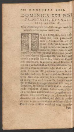 Dominica XXII. Post Trinitatis ...