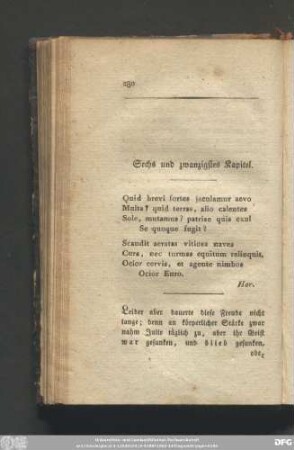 Sechs und zwanzigstes Kapitel.