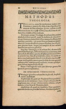 De Speciebus Theologiae.