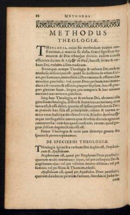 De Speciebus Theologiae.
