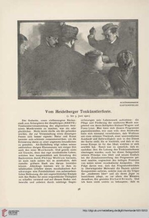 Vom Heidelberger Tonkünstlerfeste : 1. bis 5. Juni 1901