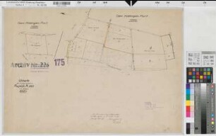 Ruploh (Soest), Umlegung Ruploh, Bl. 2 Urkarte Hiddingsen Flur 1 und 3