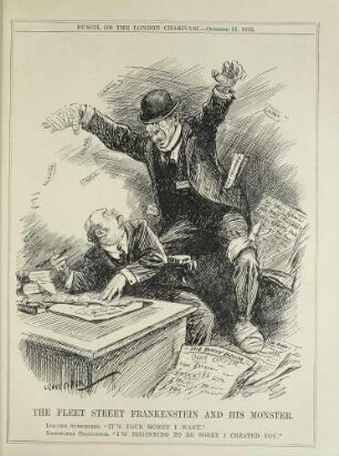The Fleet Street Frankenstein and his monster