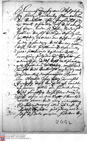 Beilage zur Urkunde: Johann Friedrich Hoffmann verkauft an Friedrich Wambold den früher Knobloch v. Hatzbach gehörigen Hof zu Bürstadt