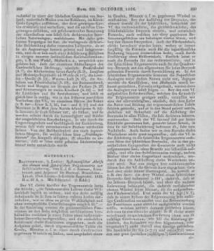 Sommer, C. J. G.: Systematischer Abriss der ebenen und sphärischen Trigonometrie. zur Selbstbelehrung. Braunschweig: Lucius 1826