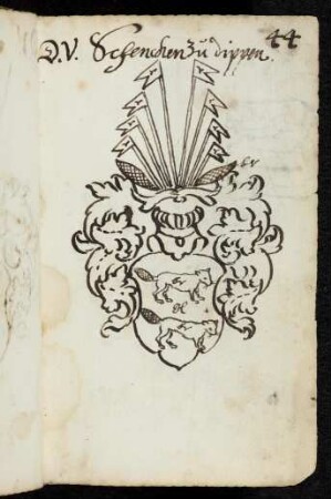 44 Wappen Schencken zu Dippen
