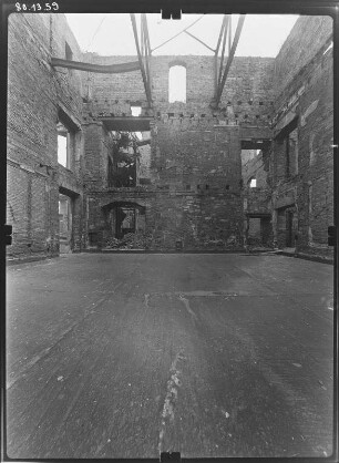 Dresden-Altstadt, Taschenberg 2. Wiederaufbau des Residenzschlosses. Teilansicht