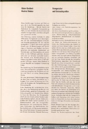 Formgestalter und Gebrauchsgrafiker