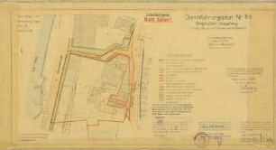Durchführungsplan Nr. 8a. Sieghütter Hauptweg. (Firma Balzer und Gerken und Nachbarn). 1. Ausfertigung. Inhalt: Sieghütter Hautpweg, Firma Balzer und Gerken KG, Bismarckstraße