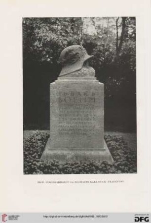 Grabdenkmäler von Hugo Eberhardt