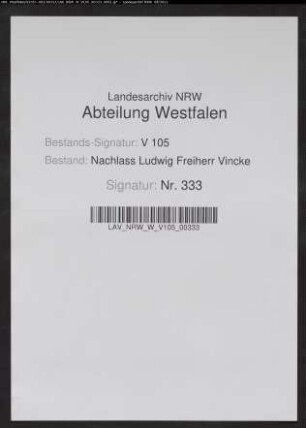 3 Briefe von Philipp von Ladenberg