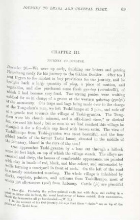 Chapter III. Journey to Dongtse