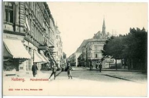 Kolberg (heute: Kolobrzeg / Polen). Münderstraße