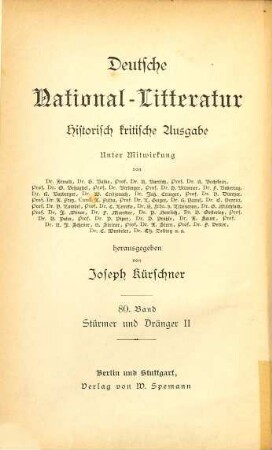 Stürmer und Dränger, 2. Lenz und Wagner