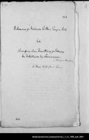 Differenzen des Hilmar von Quernheim mit dem Bischof von Minden wegen der Schierer Mark