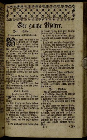 Der gantze Psalter