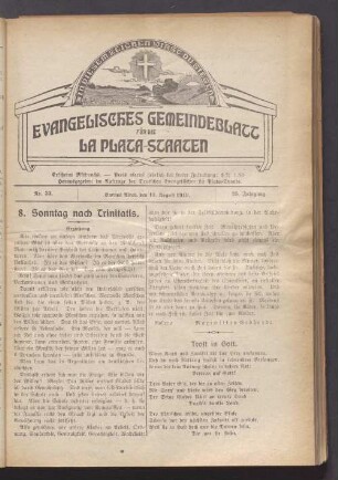 No. 33. 13. August 1919