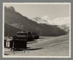 Bergkette bei Saas-Fee