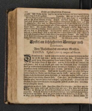 Epistel am sechszehenden Sonntage nach Trinitatis.