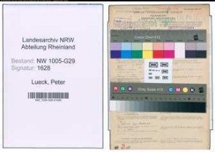 Entnazifizierung Peter Lueck , geb. 07.03.1906 (Bahnsekretaer)