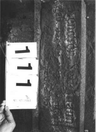 Grabstein 1111 (Detailaufnahme)