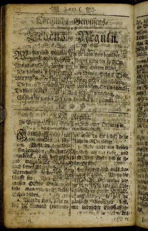 Christliche Gewissens- und Lebens-Reguln