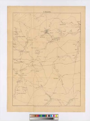 Bl. XVI : S[ection] Siebenlehn, 1:12000, 1866, Lithographie : 16 : S. Siebenlehn. - 1:12 000. - Dresden : Klahr , 1866. - 1 Kt. : einfarb. Lithogr.