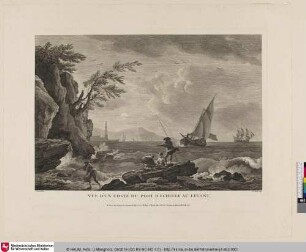 Vue d'un Costé du Port d'Echelle au Levant