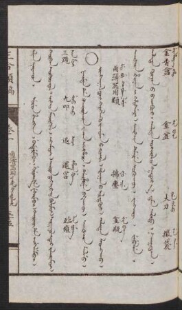 Jaida de baitalara jaka i hacin = Jiγsaγal-dur kereglekü yaγuman-u jüil [Jiqsaqhal dur garaglagu jaqumav u jujil] = 鹵簿器用類