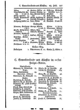 C. Gewerbetreibende und Künstler
