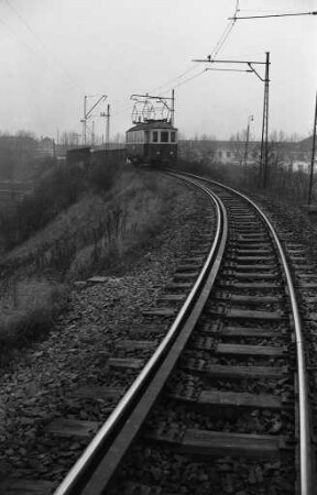 Zweigleisiger Ausbau der Albtalbahn zwischen Ebert- und Battstraße.