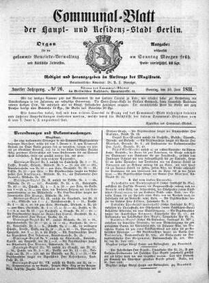 1861,26: No. 26, 30. Juni 1861
