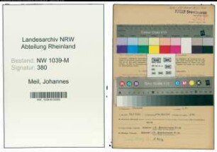 Entnazifizierung Johannes Meil , geb. 09.10.1890 (Beamter)