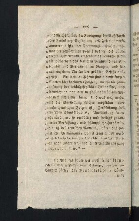 176-187, 5.) Kritik aller zeither über diese Gegenstände erschienenen Litteratur