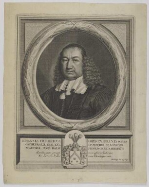 Bildnis des Iohannes Fredericus Gronovius