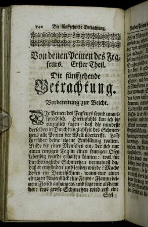 Die fünffzehende Betrachtung. - Die sechszehende Betrachtung.