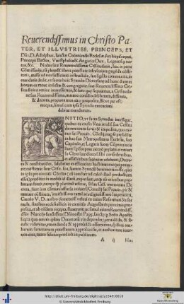 Acta et decreta Synodi Dioecesanae Coloniensis